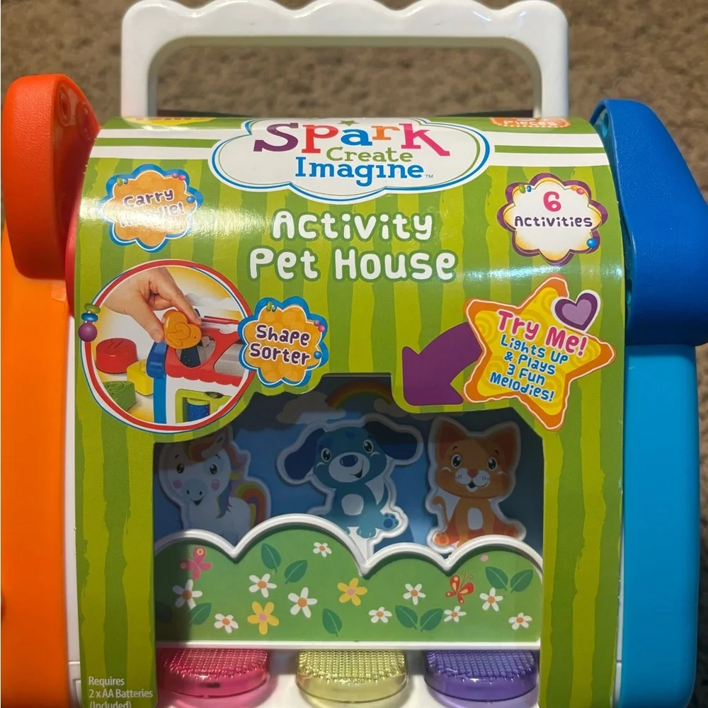 Kids Activity Toy Spark Create Imagine in Blue and Green